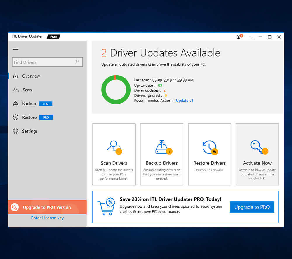 video driver update