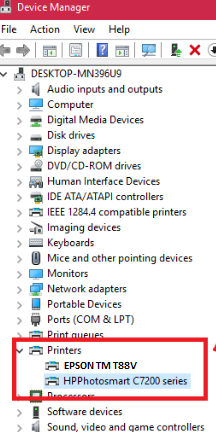 epson tm220 default password