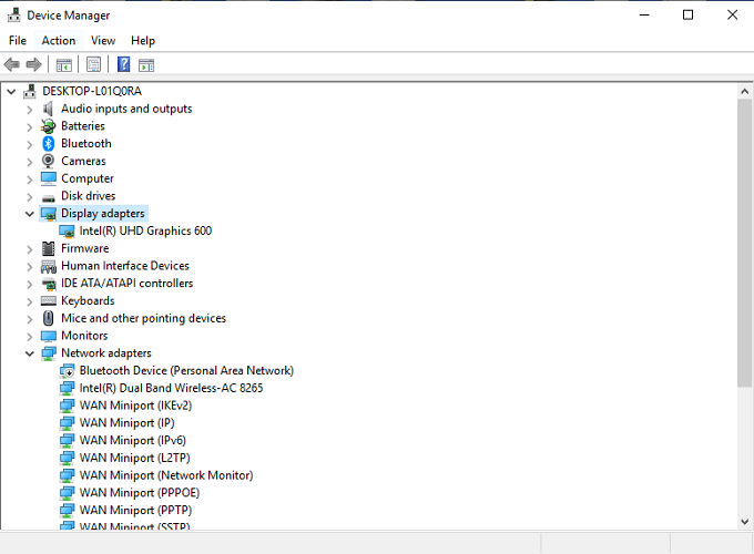 Using Device Manager to Upgrade Your Graphics Drivers
