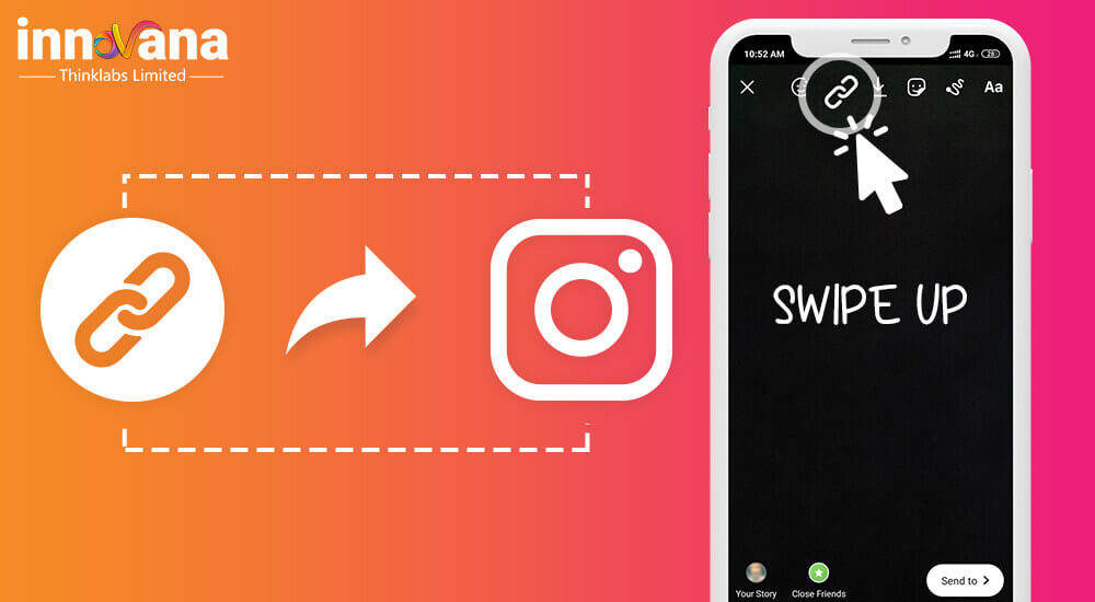 How to add a Swipe Up Link to Instagram Story