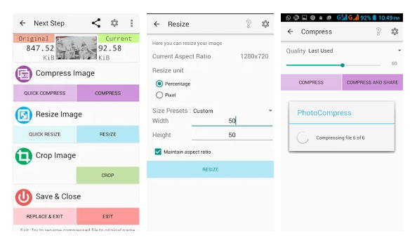 Photo Compress 2.0 App