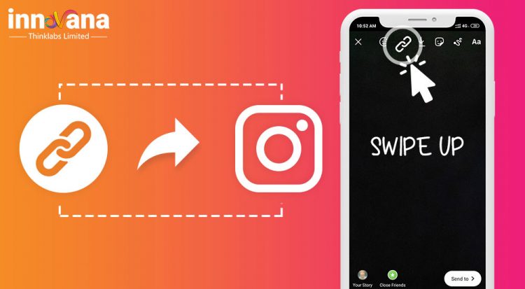 how to put a link to swipe up on instagram