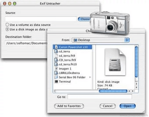Exif Untrasher- Completely Free Data Recovery Software for Mac