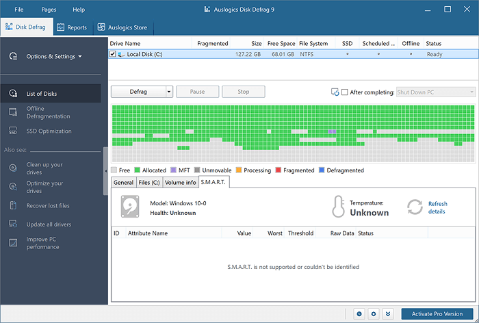 disk defrag free