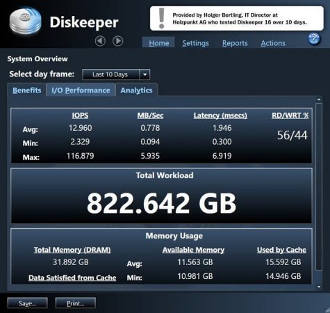 disk defrag professional