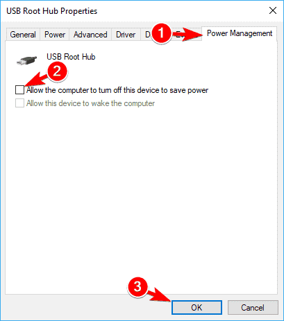 Fix the USB root hub-2
