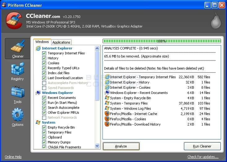 free PC Cleaner Pro 9.5.0.0