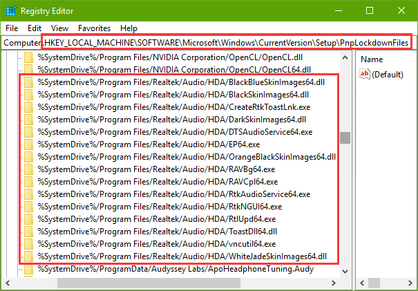 Delete all the related driver keys from Registry Editor