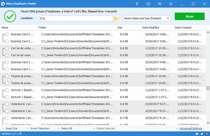 duplicate file finder windows 10 free