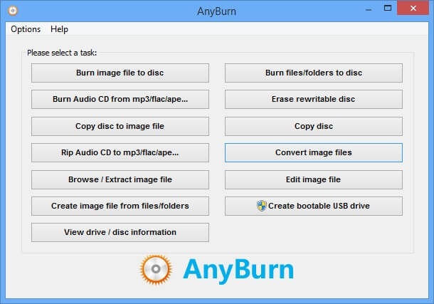 AnyBurn Pro 5.7 free instals