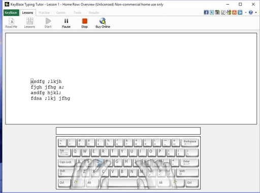KeyBlaze- the best free typing software