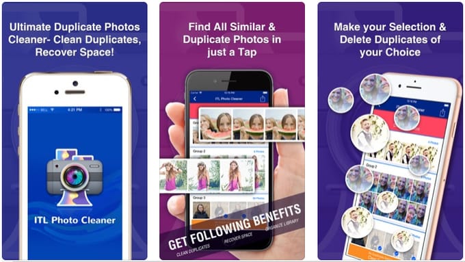 free app to delete duplicate photos on iphone