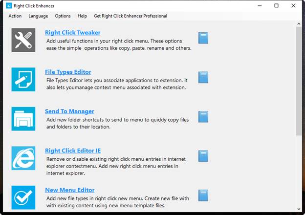 Right Click Enhancer- best free context menu extensions and editors