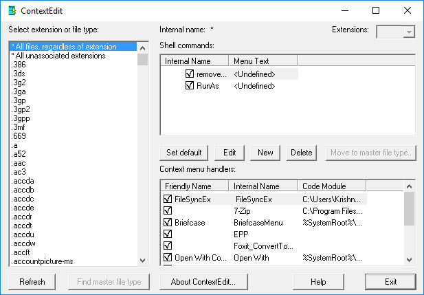 ContextEdit- best free context menu extensions and editors