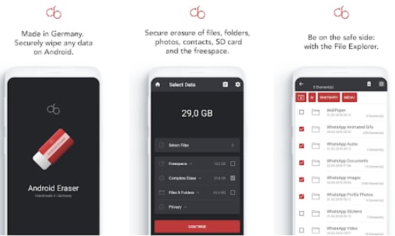 android file eraser