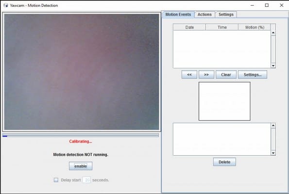 YAWCAM webcam software