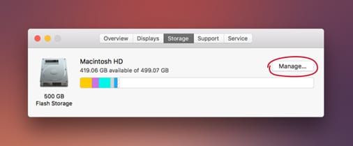 Clear and optimize the disk space