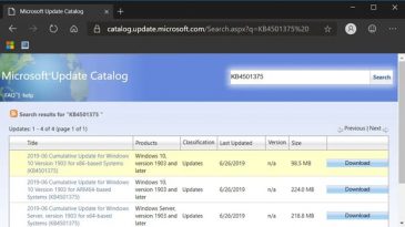 windows update catalog activex fails to install