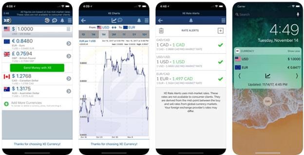 xe currency converter app android