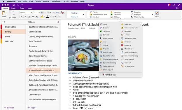 purchase onenote for mac