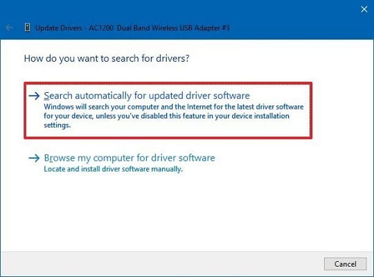 Search automatically for updated driver software for usb adapter Search automatically for updated driver software for usb adapter