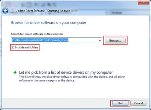 universal android usb driver windows 10