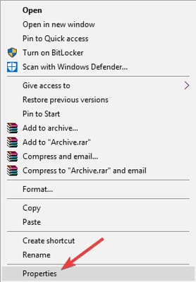 my computer properties