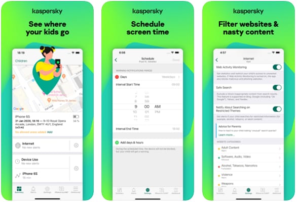 Как установить kaspersky safe kids на iphone