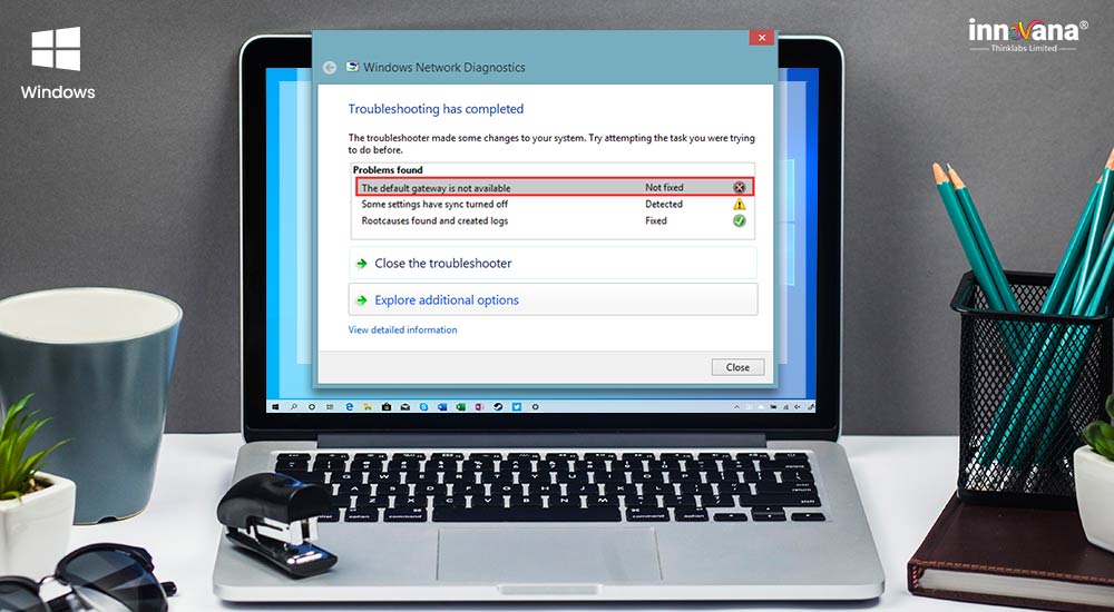 How To Fix If The Default Gateway Is Not Available In Windows 10 - Vrogue