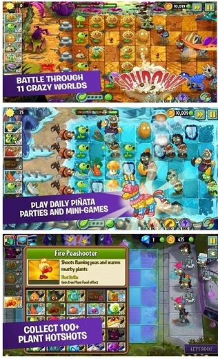 Plants vs Zombies 2- best free tower defense game for iPhone and other iOS devices