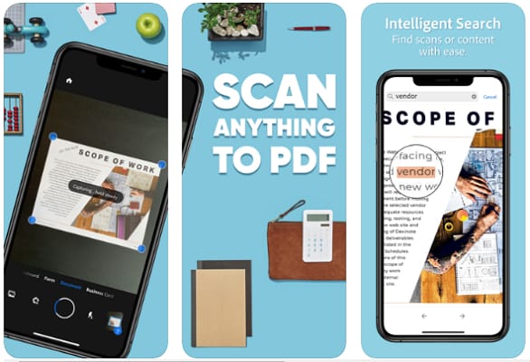 adobe scan digital pdf scanner