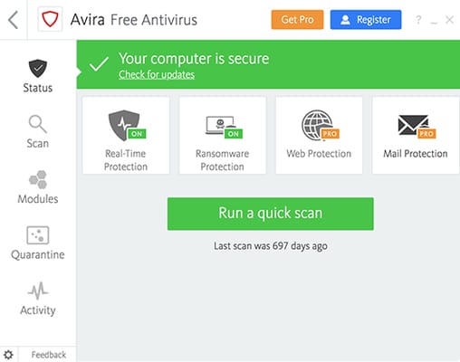 Free Antivirus For Gaming Pc