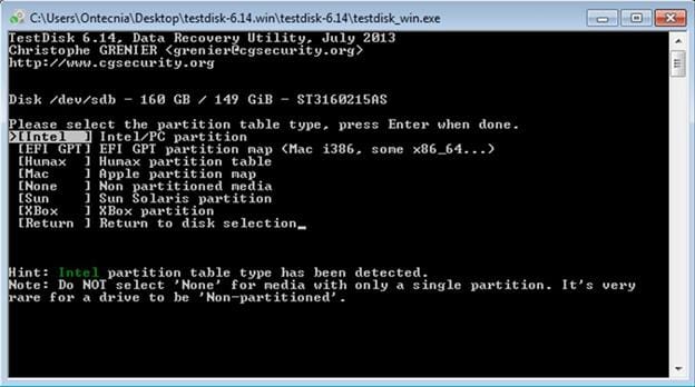 TestDisk