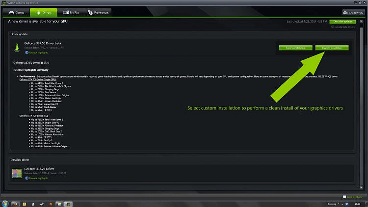 install geforce experience