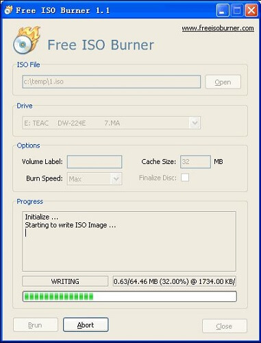 uubyte iso burner