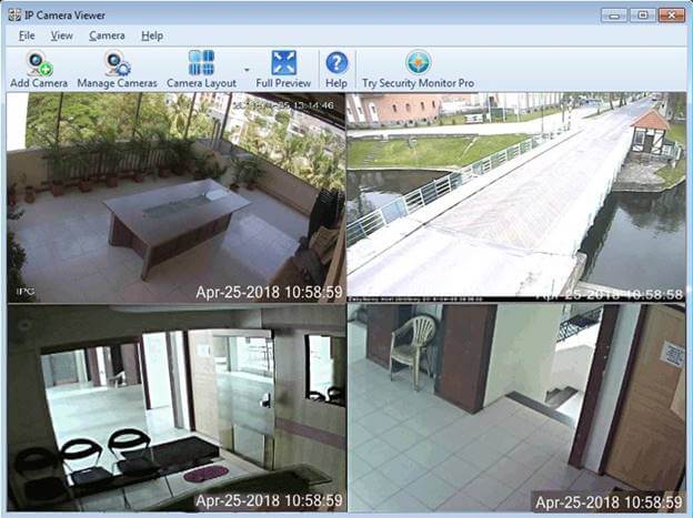 Windows ip camera recording software free