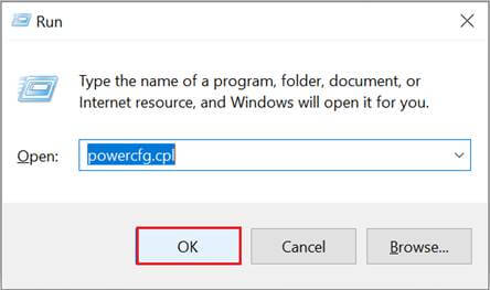 run powercfg.cpl