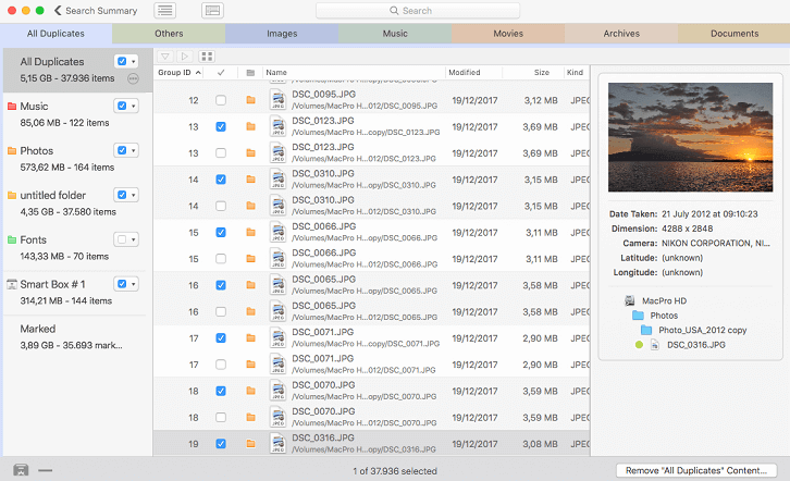 photos duplicate cleaner mac review