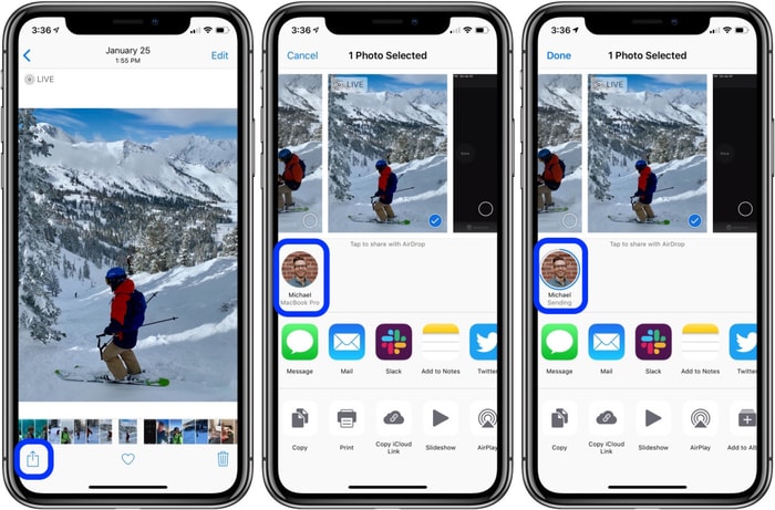 how to transfer pictures from iphone to mac