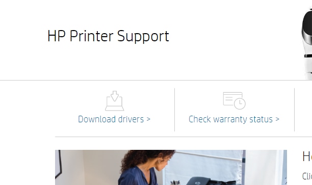 HP printer support