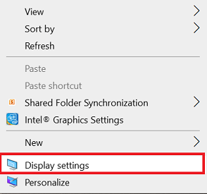 click-on-display-setting