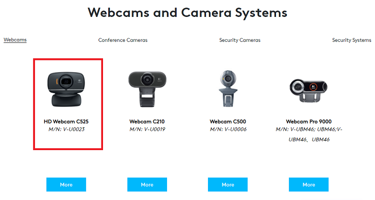 logitech hd webcam c525 driver windows 10