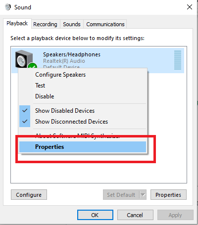 microsoft hd audio is disconnected?