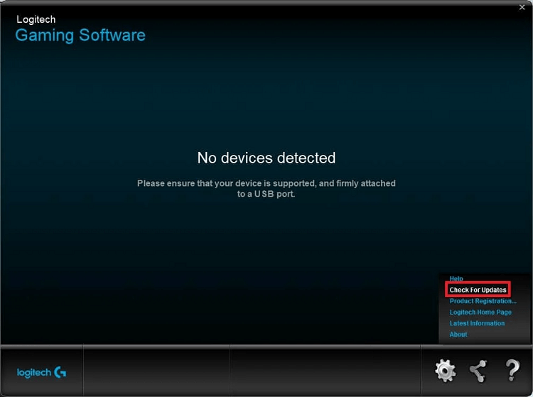 windows 10 logitech gaming software update