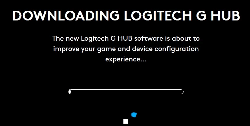 logitech g hub installer won