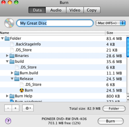 Free Disc Burning Software Mac