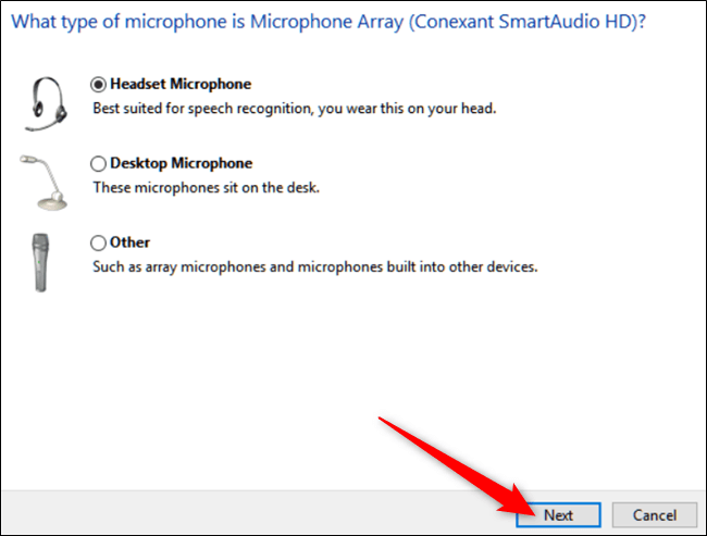 Make sure the microphone is configured correctly-3