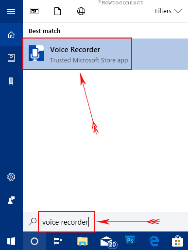 Use the in-built Voice Recorder Application