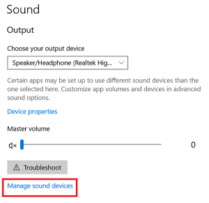 headphone jack not working windows 10