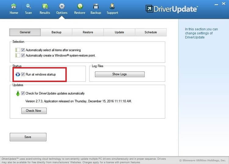 slimware driver update key